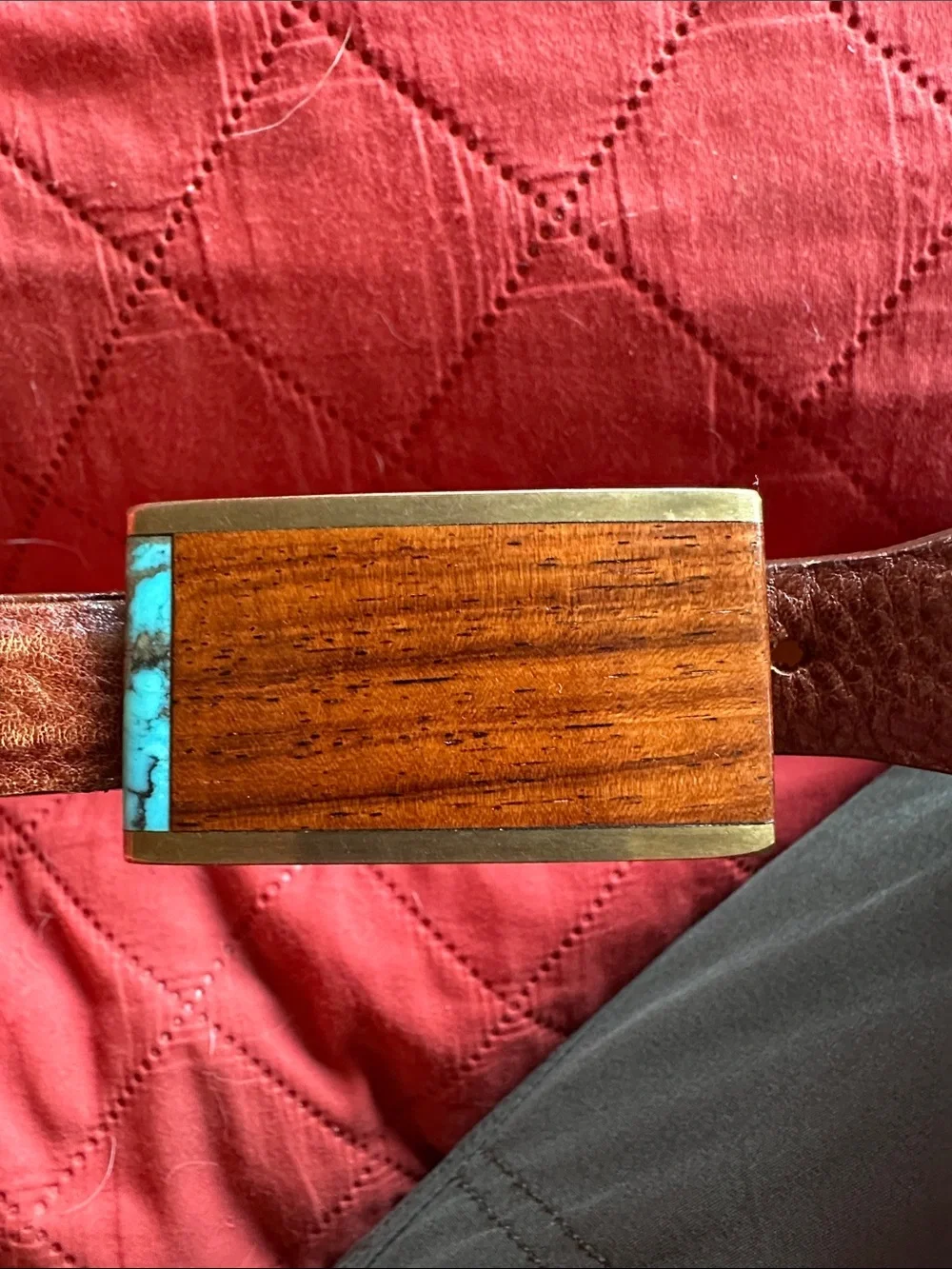 Sky West belt buckle with Pat Areias belt